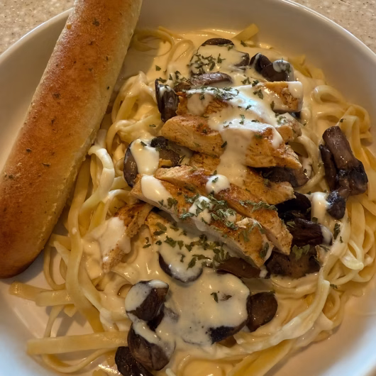 Blackened Chicken Alfredo