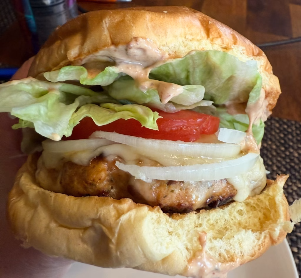 Champion Chipotle Chicken Burgers